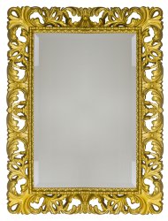 Зеркало Tessoro ISABELLA прямоугольное с фацетом арт. TS-1021-G золото