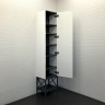 Шкаф-колонна Comforty Бредфорд-40 белый/графит