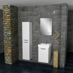 Мебель для ванной Dreja Eco Almi 50 new, белый лак