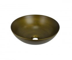 Раковина-чаша Bronze de Luxe Sphera 6203 на столешницу бронза 405х405х150