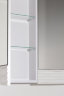 Зеркальный шкаф Style Line Ассоль 80 люкс, техно платина