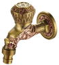 Кран декоративный для бани Bronze de Luxe 21978/1 golden rose (насадка-рассекатель)