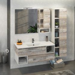 Мебель для ванной Comforty Турин-120 дуб бежевый
