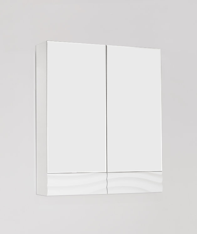 Зеркальный шкаф Style Line Вероника 60 люкс, белый