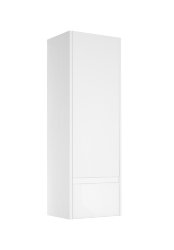Шкаф-колонна Style Line Монако 36 подвесная с ящиком, осина белая/белый лакобель, PLUS