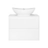 Мебель для ванной Style Line Монако 70 подвесная с 2 ящиками, осина белая/белый лакобель, PLUS