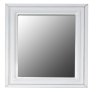 Зеркало Atoll Валери 180 белый глянец, патина серебро