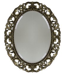 Зеркало Tessoro ISABELLA овальное без фацета арт. TS-102101-B бронза