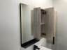 Зеркальный шкаф Comforty Бонн-75 дуб дымчатый