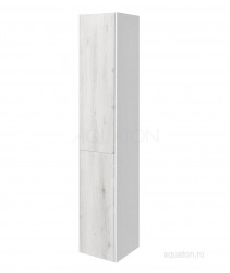 Шкаф-колонна Акватон (Aquaton) Сакура левая ольха наварра/белый глянец 1A219903SKW8L