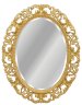 Зеркало Tessoro ISABELLA овальное без фацета арт. TS-102101-G/L поталь золото