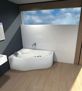 Акриловая ванна Santek Ибица L 150x100