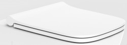 Крышка для унитаза Boheme Bello 975-W soft-close белый глянец