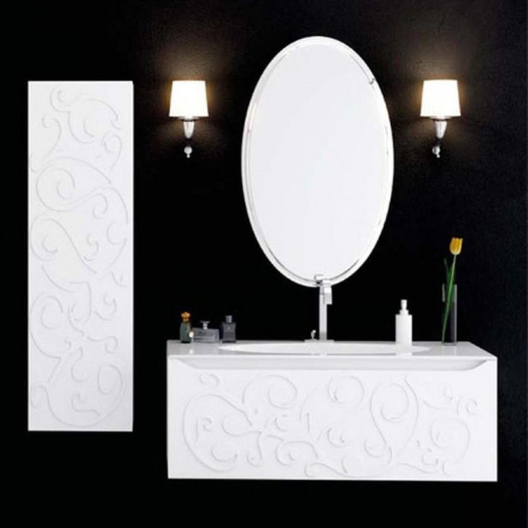 Мебель для ванной Clarberg Элеганс 120, белый матовый