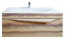 Тумба с раковиной Clarberg Папирус Вуд 100, светлое дерево