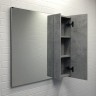 Зеркальный шкаф Comforty Осло-80 бетон светлый