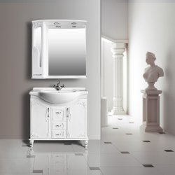 Мебель для ванной Atoll Барселона-285 белый глянец