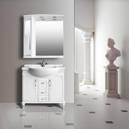 Мебель для ванной Atoll Барселона-285 белый глянец