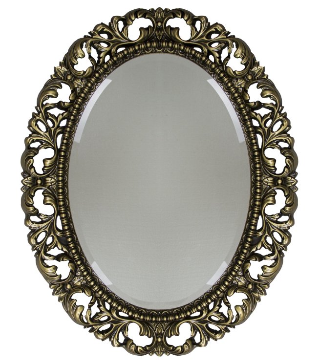 Зеркало Tessoro ISABELLA овальное с фацетом арт. TS-10210-B бронза