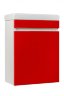 Тумба с раковиной Style Line Compact 40 подвесная, люкс красный