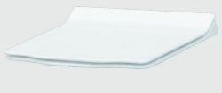 Сиденье с микролифтом унитаза Boheme Hermitage 956 белое, фурнитура хром