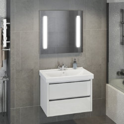 Мебель для ванной Comforty Дублин-75 белый глянец
