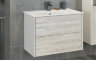 Мебель для ванной Comforty Женева-75 дуб белый