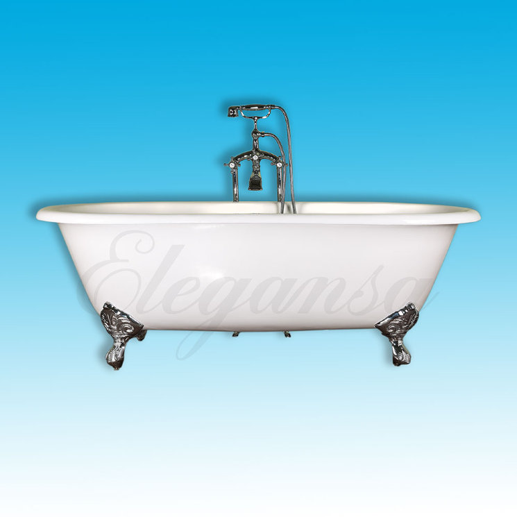Чугунная ванна Elegansa Gretta chrome - 170x75