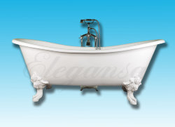Чугунная ванна Elegansa Nadia white - 180x80