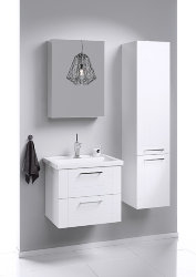 Мебель для ванной Аквелла (Aqwella) Манчестер 60 подвесная, цвет белый, MAN01062