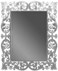 Зеркало Armadi Art Caprice 562 800х1000 поталь серебро с подсветкой