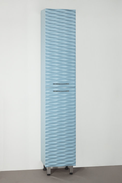Шкаф-колонна Style Line Ассоль 36 напольная люкс, аквамарин