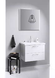 Мебель для ванной Аквелла (Aqwella) Манчестер 70 подвесная, цвет белый, MAN01072