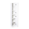 Шкаф-колонна Style Line Лотос 30 подвесная, люкс белая, PLUS