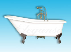 Чугунная ванна Elegansa Schale bronze - 170x75