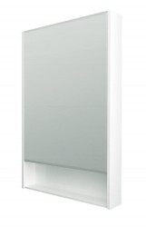 Зеркальный шкаф 1Marka Mira 60 белый глянец