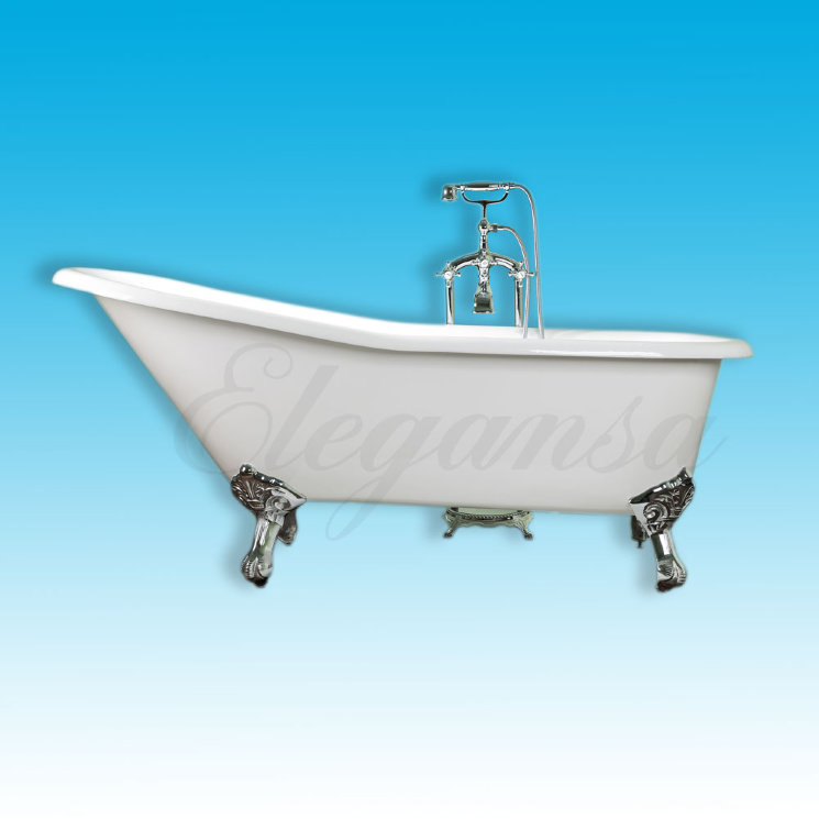 Чугунная ванна Elegansa Schale chrome - 170x75