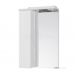 Зеркальный шкаф Акватон (Aquaton) Панда 50 левый белый 1A007402PD01L
