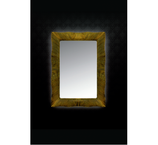 Зеркало Boheme Soho 520 с подсветкой 80x120 , антик патина