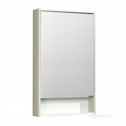 Зеркальный шкаф Акватон (Aquaton) Рико 50 белый, ясень фабрик 1A212302RIB90