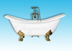 Чугунная ванна Elegansa Taiss gold - 180x80