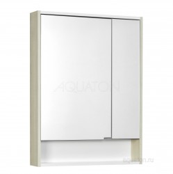 Зеркальный шкаф Акватон (Aquaton) Рико 65 белый, ясень фабрик 1A215202RIB90