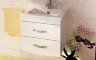 Мебель для ванной Comforty Лаура-60-2 подвесная белый