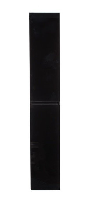 Шкаф-колонна Style Line Даймонд 30 подвесная, люкс черная, PLUS