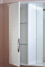 Зеркальный шкаф Atoll Бавария 125 левый белый глянец