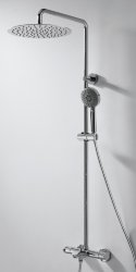 Душевая колонна с термостатическим смесителем для ванны Bravat Waterfall F639114C-A5-RUS