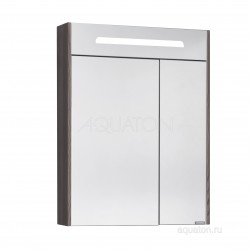 Зеркальный шкаф Акватон (Aquaton) Сильва 60 дуб макиато 1A216202SIW50