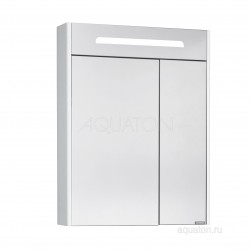 Зеркальный шкаф Акватон (Aquaton) Сильва 60 дуб полярный 1A216202SIW70