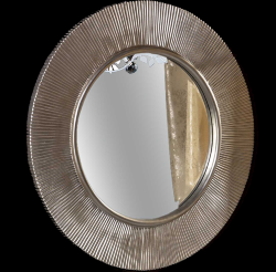 Зеркало Boheme Shine 528-SL круглое 82 см, серебро