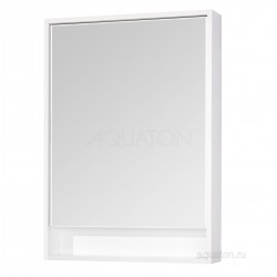 Зеркальный шкаф Акватон (Aquaton) Капри 60 белый глянец 1A230302KP010